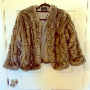 Zara Fur Jacket Size S